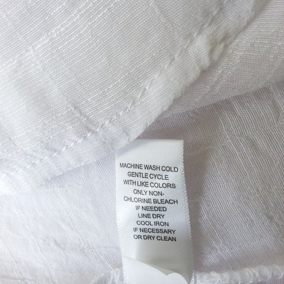 Spense | White Sleeveless Tunic Ivory Keyhole Back - Picture 7 of 9